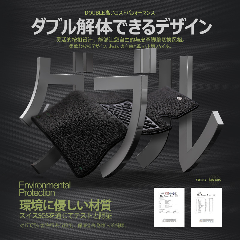 Full Surround Leather Floor Mats for DEEPAL S07 S05 SL03 S7 L07 and DEEPAL G318 - Image 3
