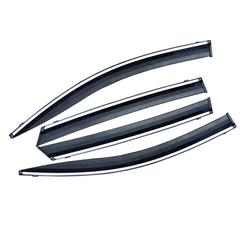 Side Window Deflector Set (Acrylic with Stainless Steel Trim) for CHANGAN UNI-T - Image 5