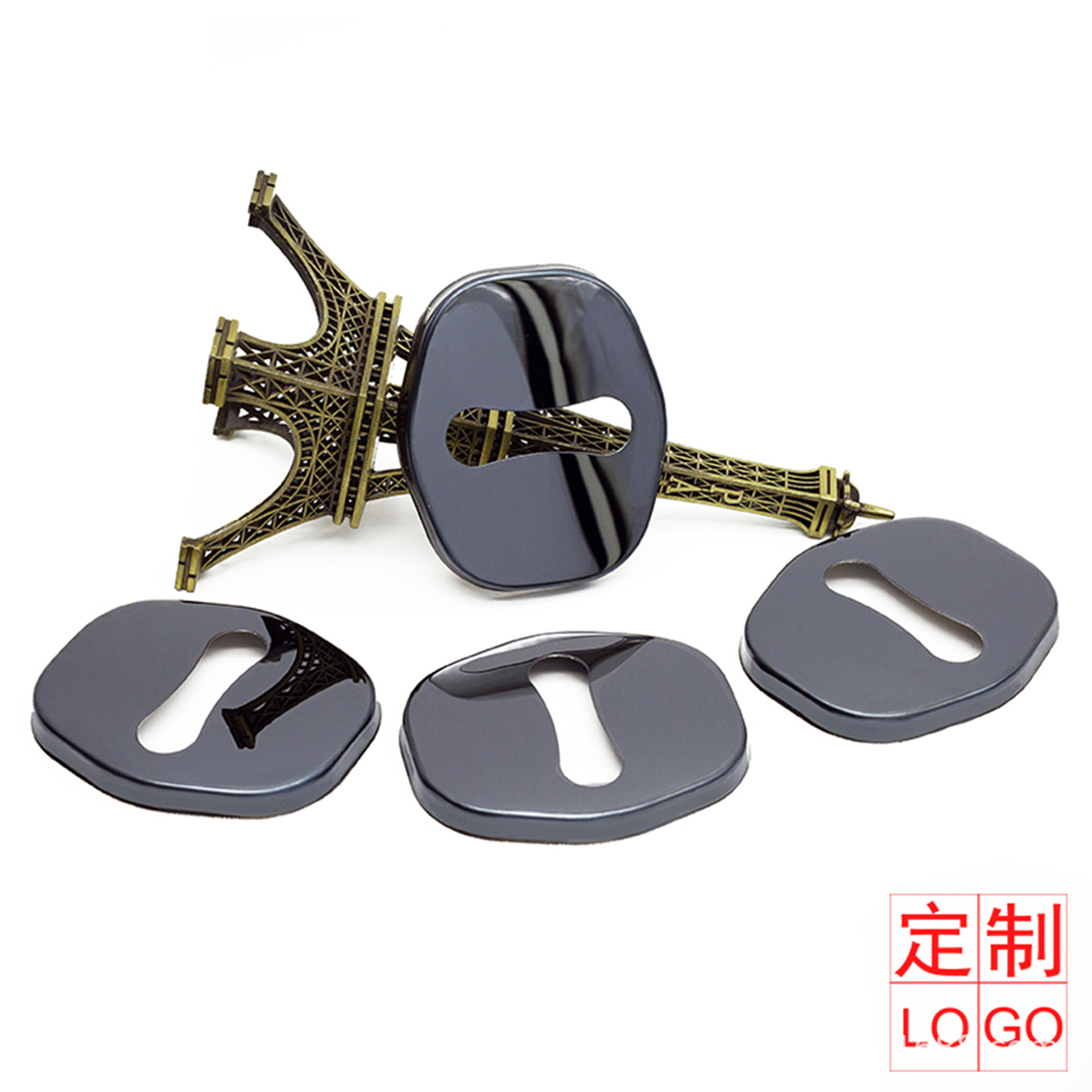 4PCS Stainless Steel Car Door Lock Protective Covers for CHANGAN UNI-T - Image 3