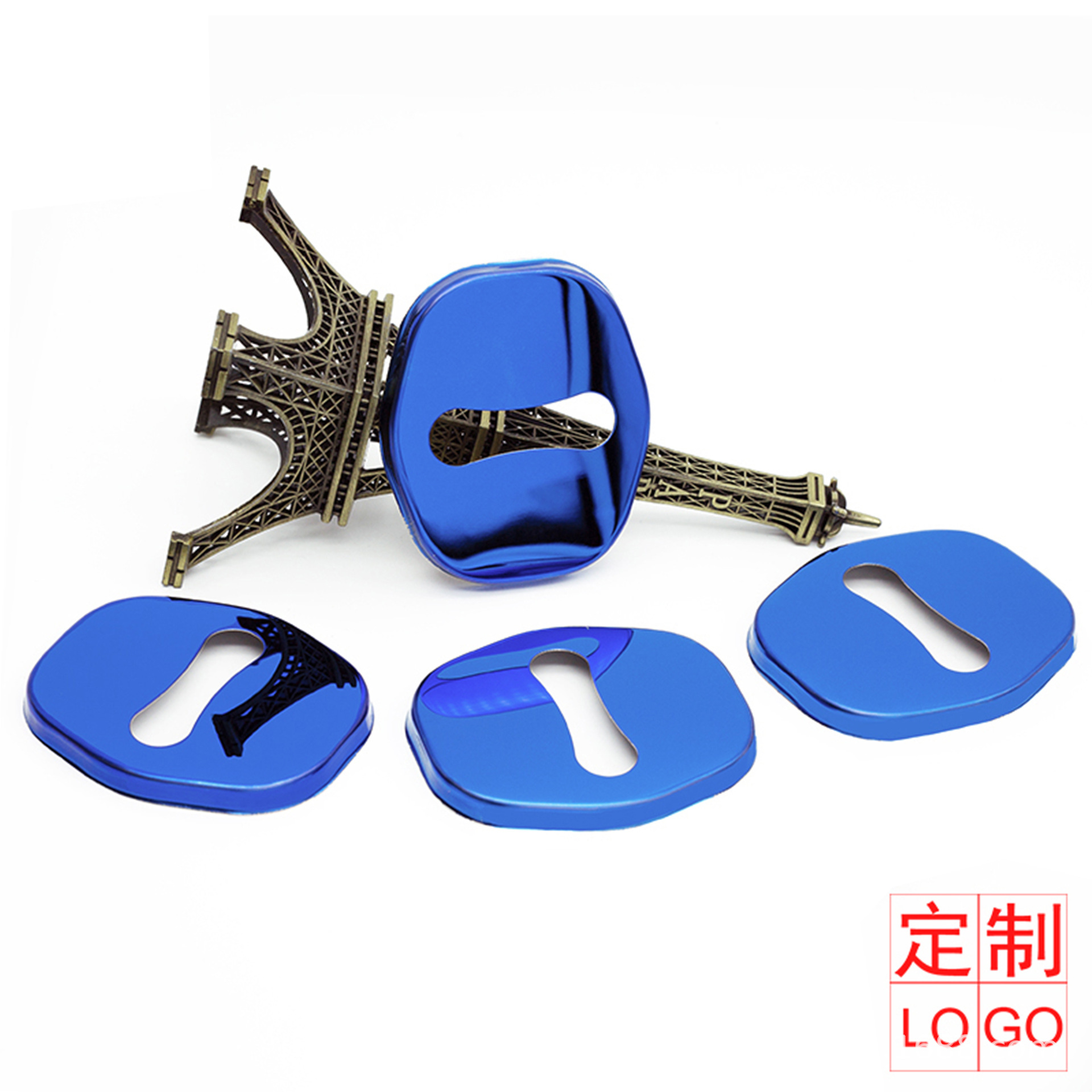 4PCS Stainless Steel Car Door Lock Protective Covers for CHANGAN UNI-T - Image 2