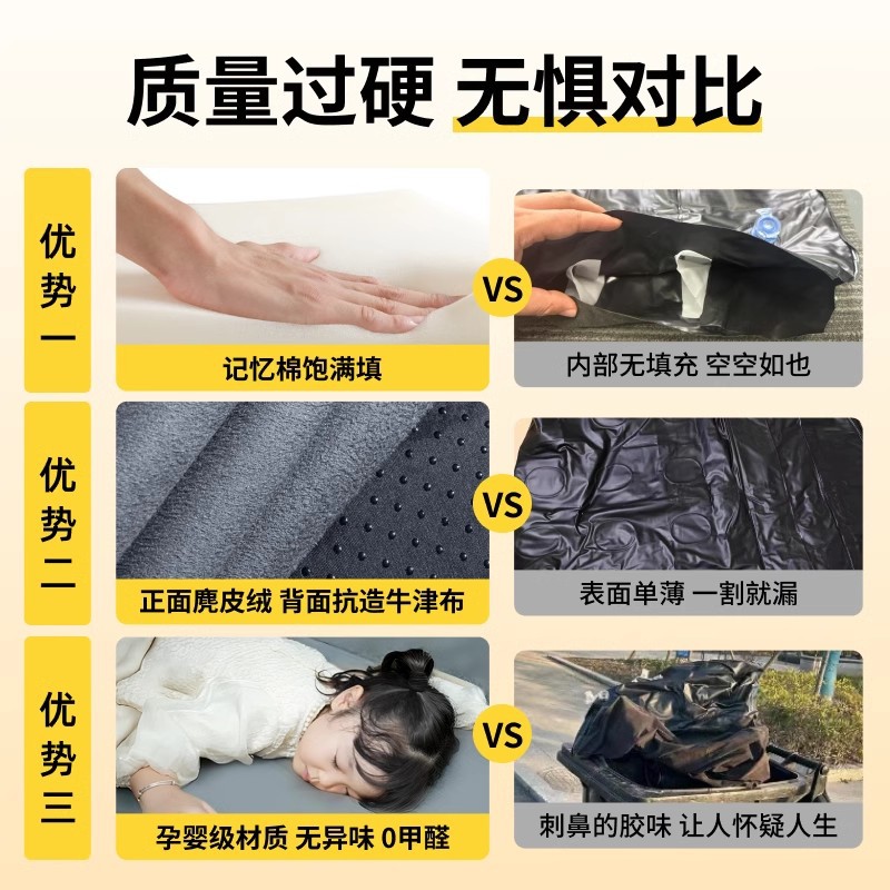 Rear Seat Inflatable Car Travel Mattress and Air Bed for CHANGAN UNI-T - Image 4