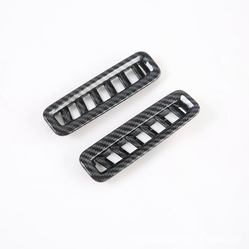 Interior Dashboard Side Air Outlet Sequin Trim Carbon Fiber Style for CHANGAN UNI-K 2021 - Image 2