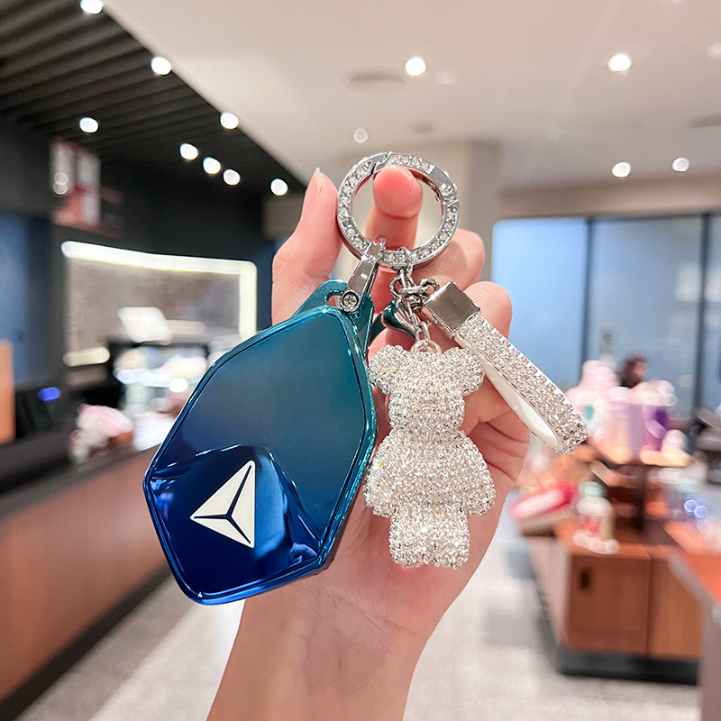 TPU Protective Key Case Cover with Keychain for DEEPAL S07 S7 and SL03 - Image 3