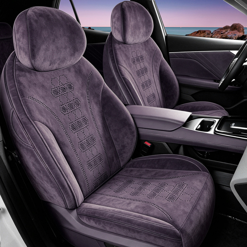 Custom Suede Full Surround Car Seat Covers set for DEEPAL S07 S05 S7 - Image 4