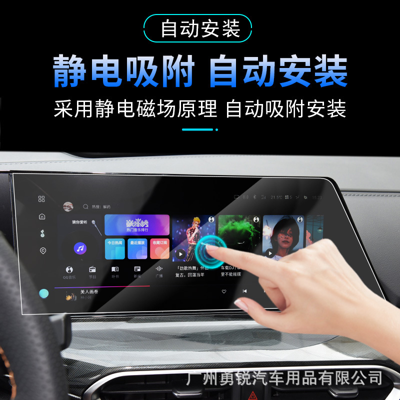 Tempered Glass Screen Protector for CHANGAN EADO PLUS 2021-2023 Navigation and Instrument Cluster - Image 4