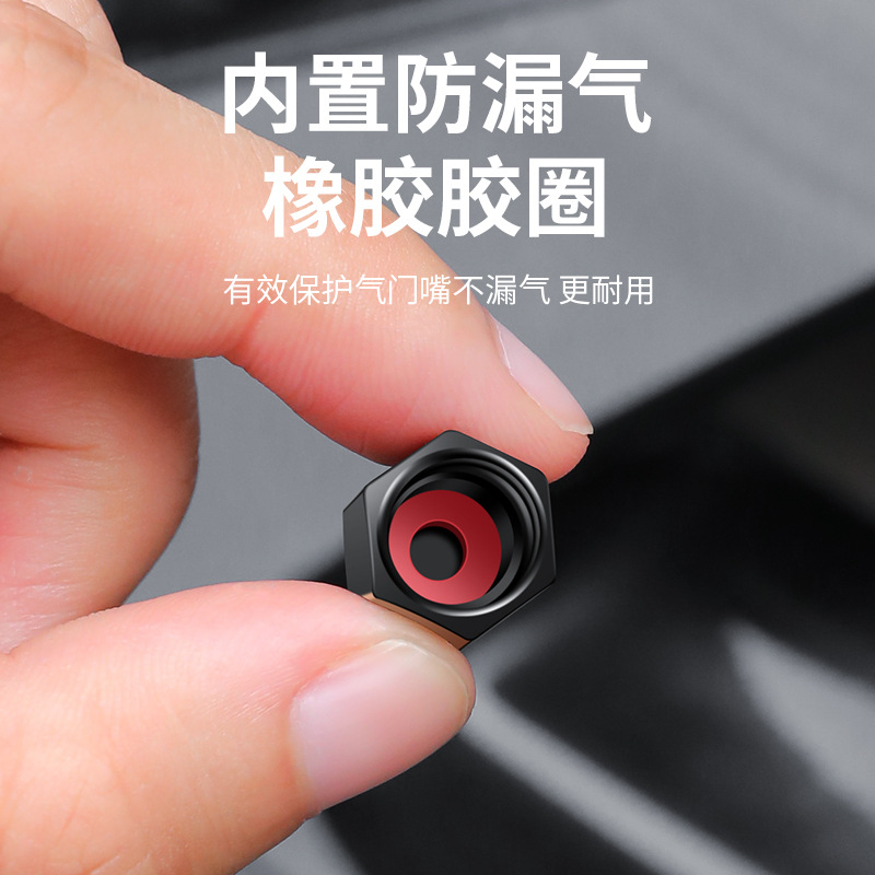 Aluminum Tire Valve Stem Caps Silver Set for CHANGAN CS75 PLUS UNI-K CS35 CS85 Eado - Image 3