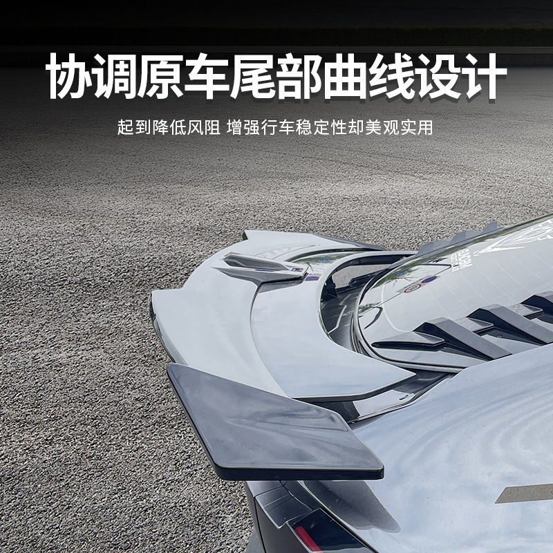 Glossy Black MC Style Tail Wing Rear Spoiler for CHANGAN UNI-V - Image 3