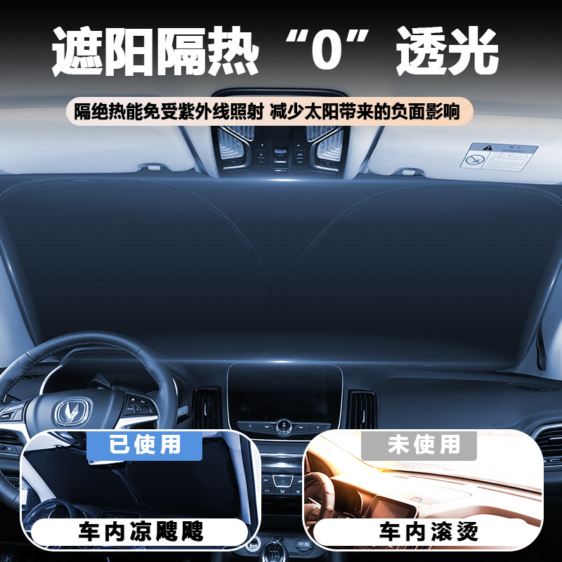 Front Windshield Retractable Sunshade for CHANGAN UNI-K iDD / Smart Electric - Image 4
