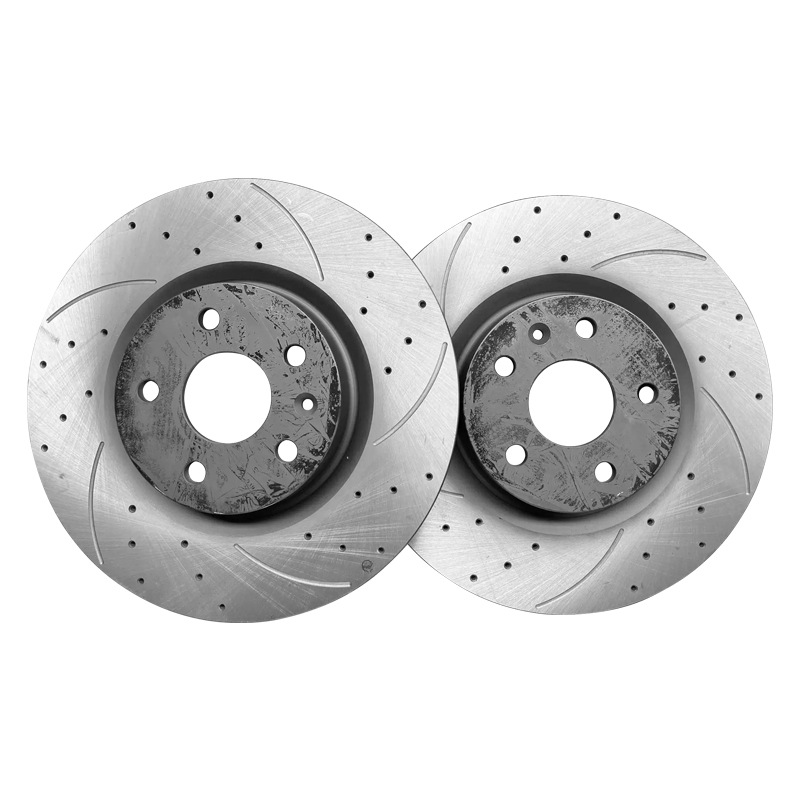 Front and Rear Drilled & Slotted Brake Discs for CHANGAN CS75 CS55 PLUS CS15 CS35 UNI-V UNI-T - Image 4