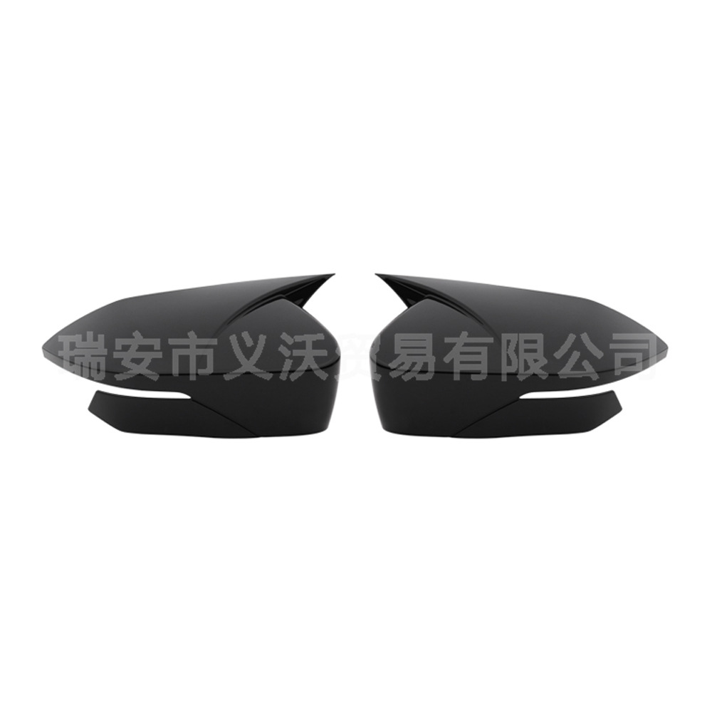 Horn Style Rearview Mirror Cover Caps Gloss Black for CHANGAN UNI-V - Image 5