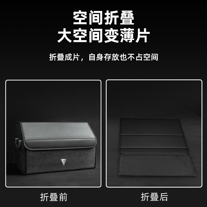 Foldable Leather Trunk Storage Box for DEEPAL SL03 / DEEPAL S07 / DEEPAL G318 - Image 4