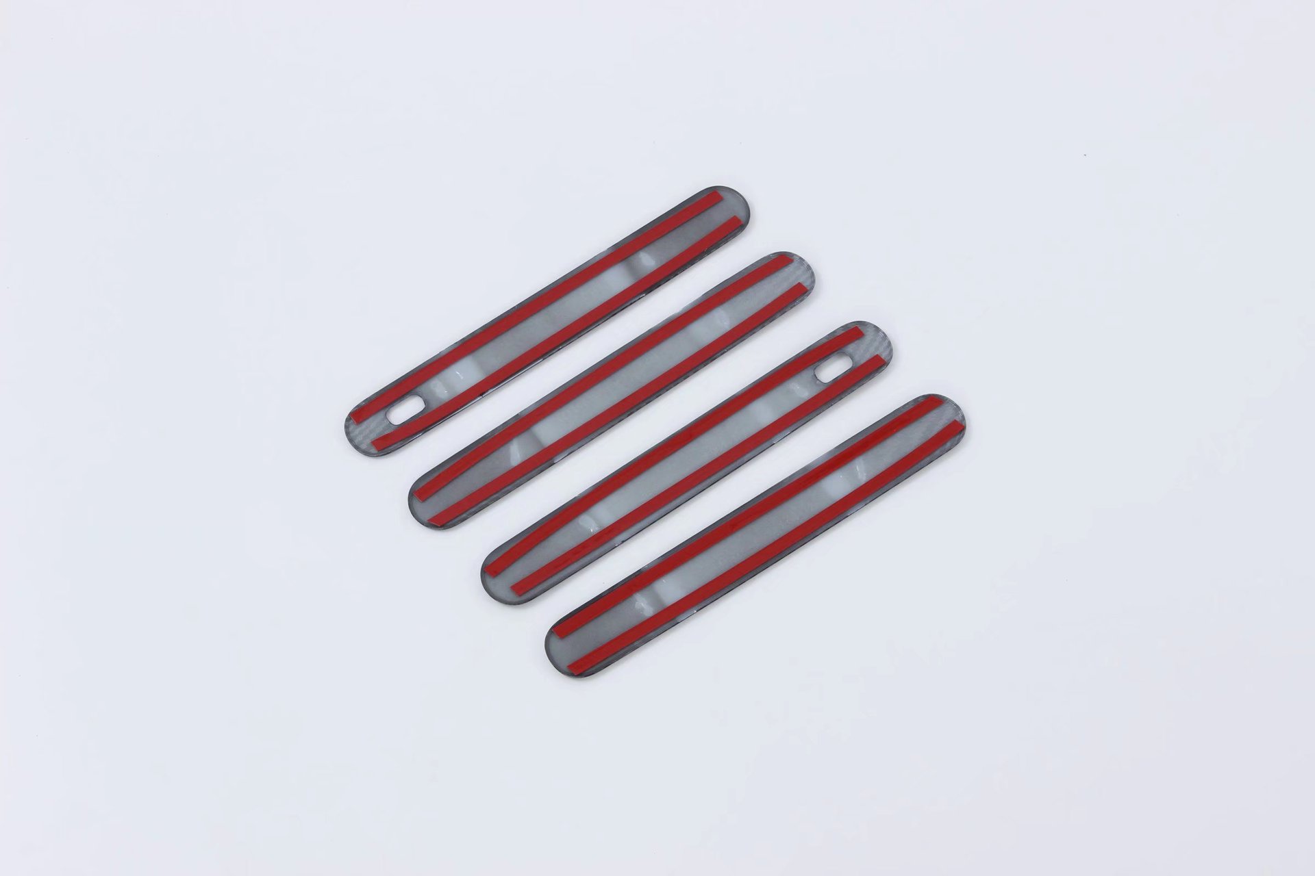 Exterior Door Handle Cover Trim Kit for 2022 CHANGAN UNI-V, Anti-Scratch ABS Chrome/Carbon Style 4-Piece Set - Image 5