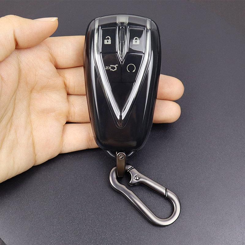 Full Coverage Ultra-Thin Transparent TPU Key Case for CHANGAN UNI-Z UNI-V UNI-T UNI-K - Image 3