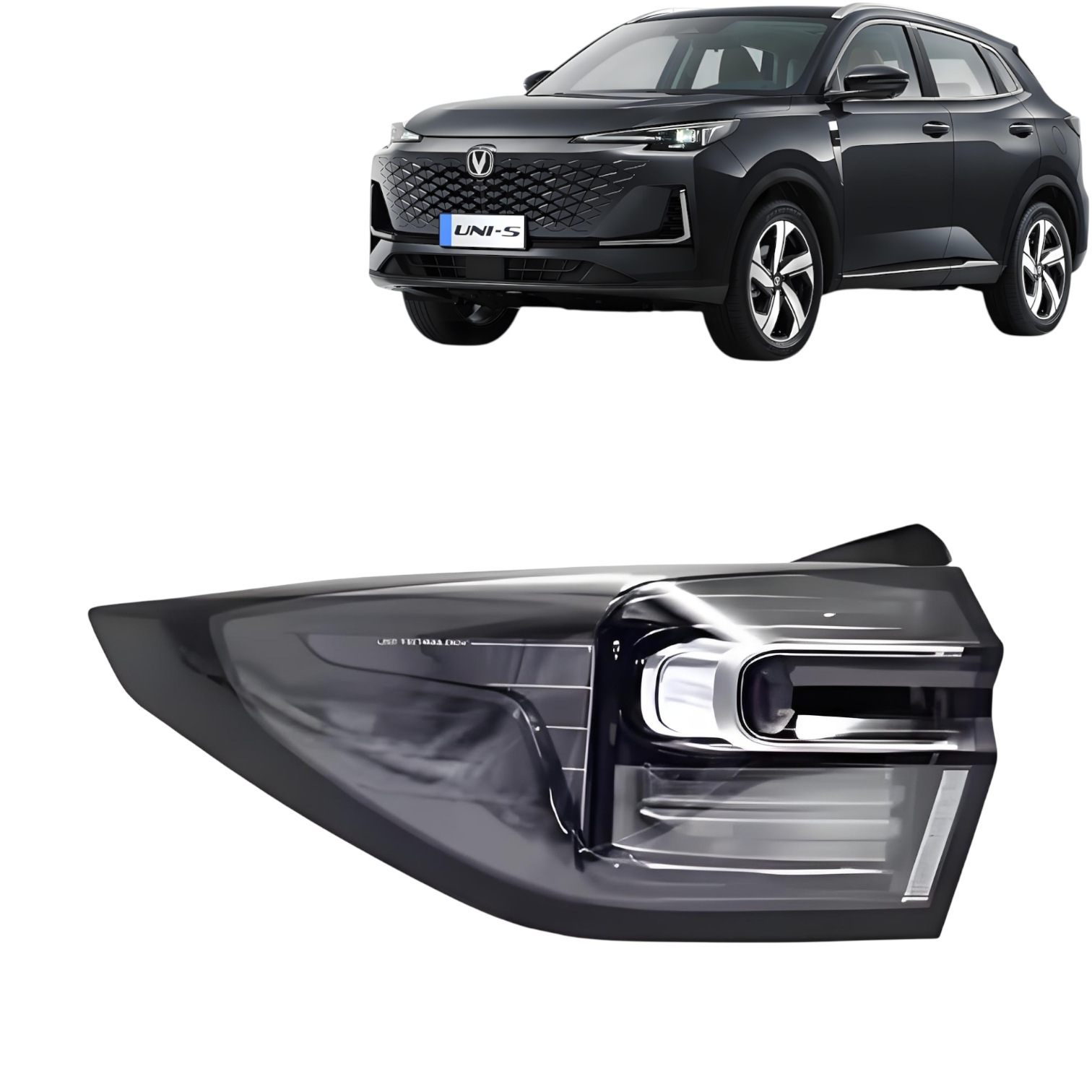 Outer Rear Tail Light Assembly for CHANGAN UNI-S & CS55 PLUS 2021-2025 - 4133020-AW02 - Image 3