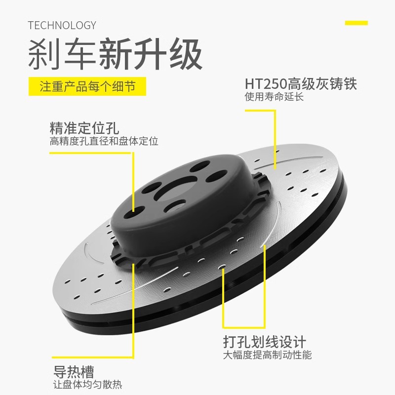 Front and Rear Wheel Performance Brake Disc Set for DEEPAL SL03 / S07 / L07 / G318 - Image 4