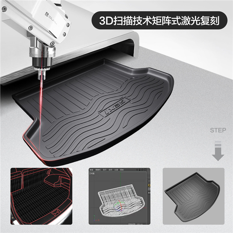 TPE All-Weather Trunk Mat for CHANGAN UNI-T (2020-2021) - Image 2