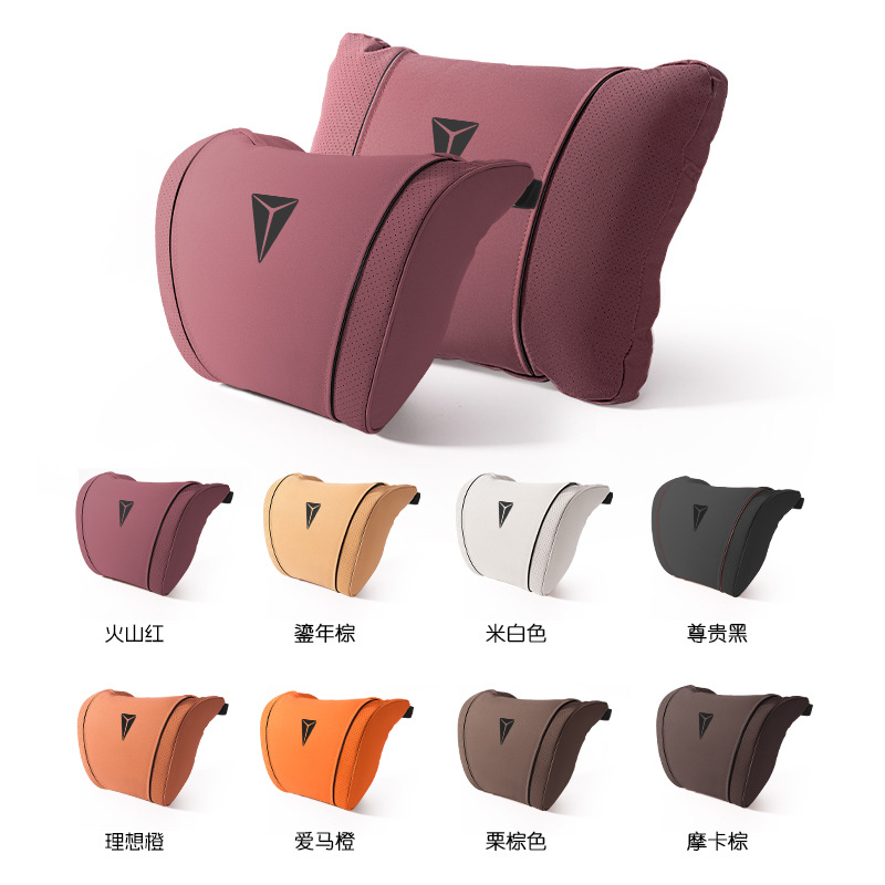 Premium Suede Seat Headrest and Lumbar Support Set for DEEPAL S07 S05 SL03 G318 L07 - Image 4