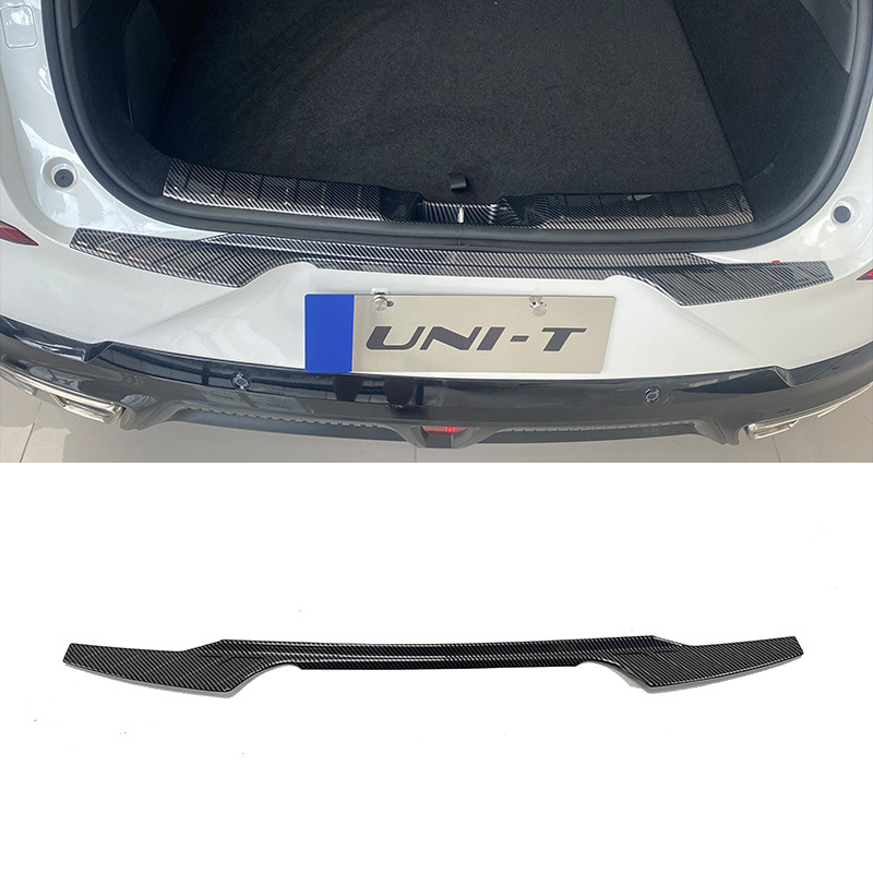 Door Sill Guards and Rear Trunk Guard Strip Carbon Fiber Style for CHANGAN UNI-T 2020 - Image 3