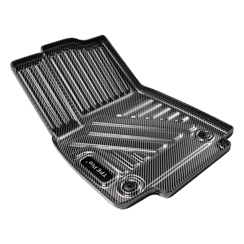 TPE Floor Mat Set with Carbon Fiber Pattern and Starry Carpet for CHANGAN UNI-T 2020-2023 - Image 5