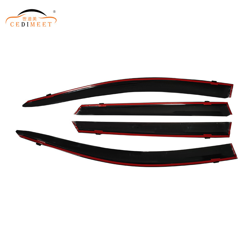 Acrylic Window Deflectors and Rain Guards for CHANGAN UNI-T (2020-Present), 4-Piece Set - Image 3
