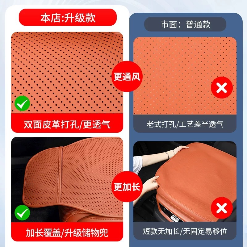 Custom Fit Four Seasons PU Leather Seat Cushion Set for DEEPAL S07/S7 - Image 4