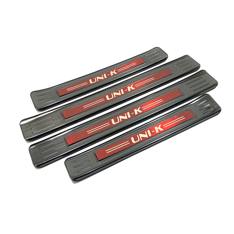 Stainless Steel Inner Door Sill Guards for CHANGAN UNI-K 2021-2024 Scuff Plate Trim - Image 5