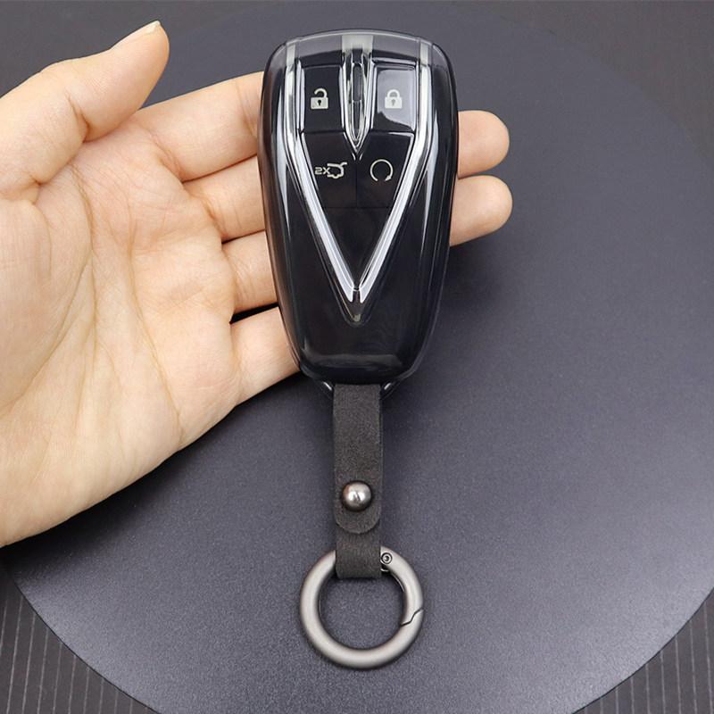 Full Coverage Ultra-Thin Transparent TPU Key Case for CHANGAN UNI-Z UNI-V UNI-T UNI-K - Image 2