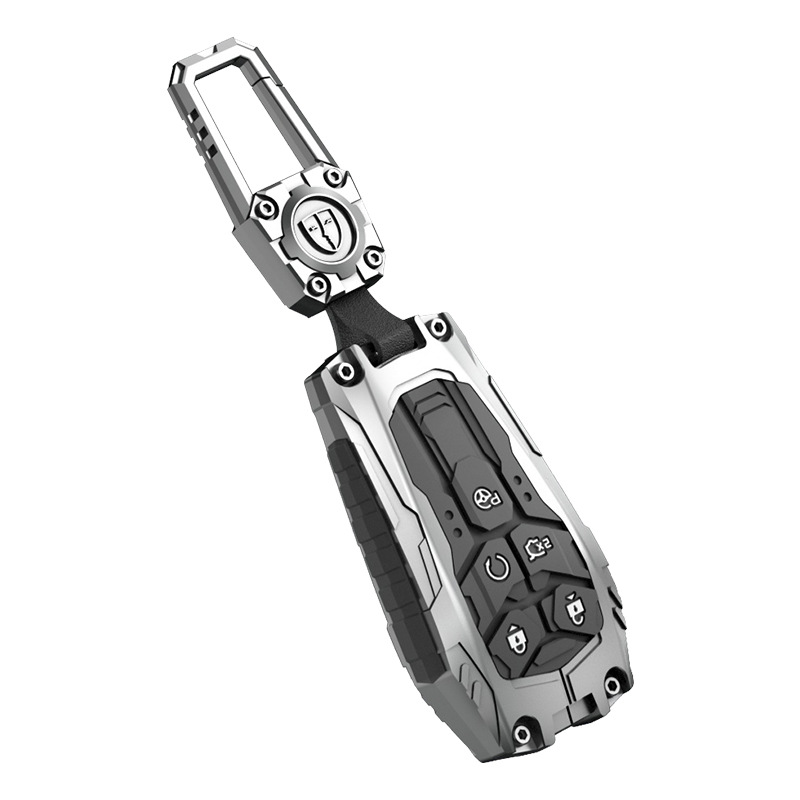 Protective Car Key Cover Case for Changan UNI-V, Eado, and Lumin - Zinc Alloy & Silicone Protection - Image 5