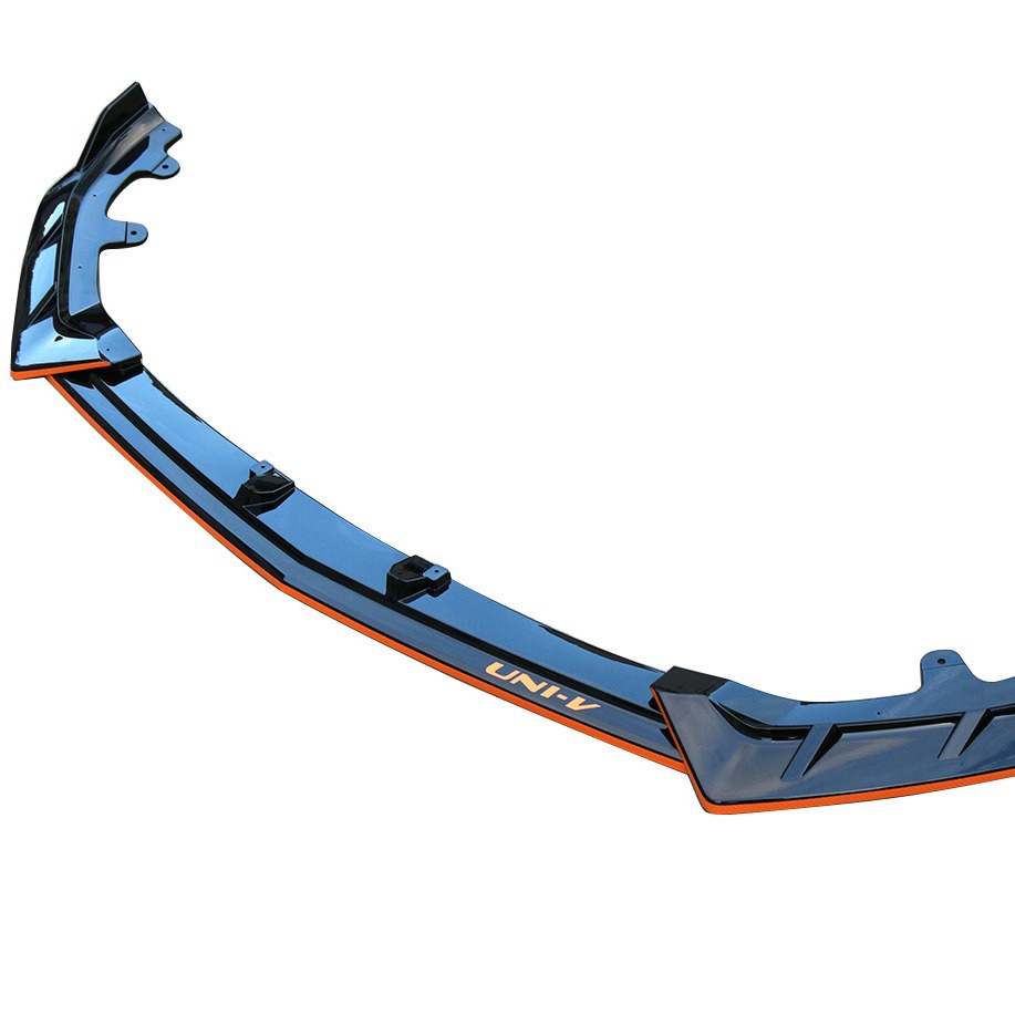 Front Bumper Lip Spoiler and Corner Splitters for CHANGAN UNI-V, Carbon Fiber Pattern - Image 5