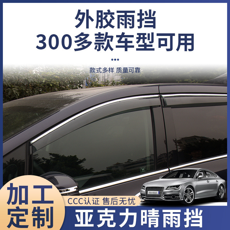 Acrylic Side Window Rain Guards and Wind Deflectors for CHANGAN Ounuo EV - Image 3