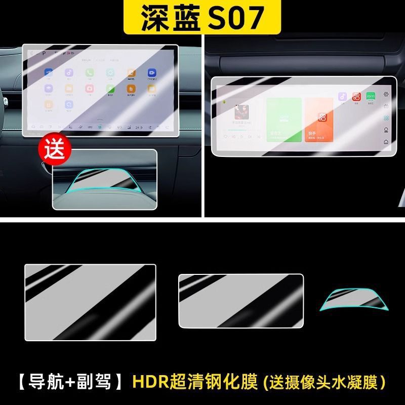 Central Control Navigation Tempered Screen Protector for DEEPAL S07 / S7 - Anti-Glare Matte Finish - Image 4