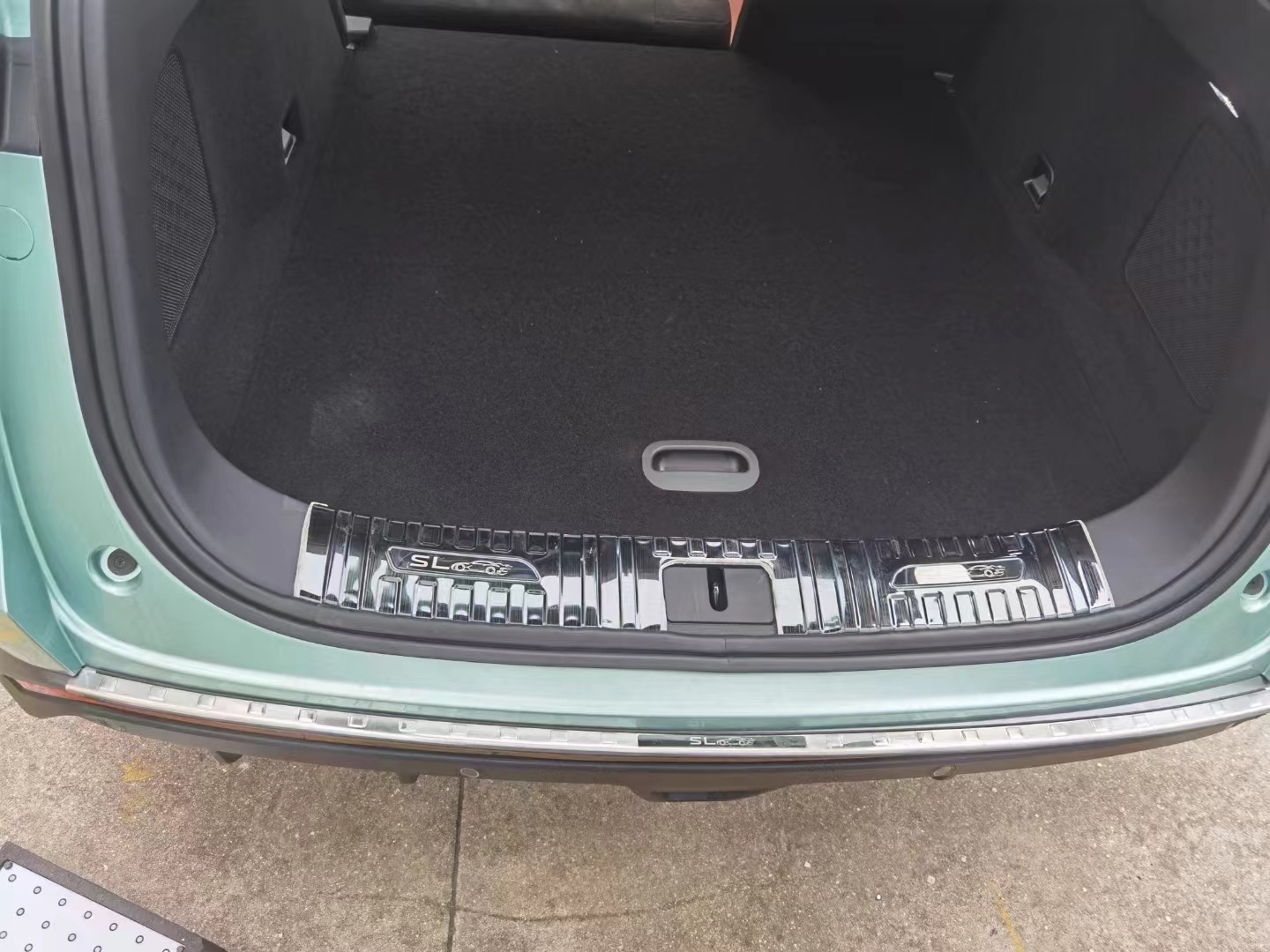 Stainless Steel Door Sill Guard and Rear Bumper Protector for DEEPAL S07 - Image 4