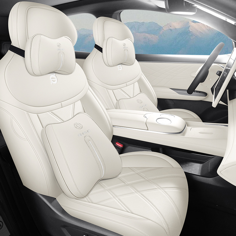 Custom Fit Four Seasons Perforated Leather Seat Cover for DEEPAL S07 (Changan Shenlan S7) - Image 3