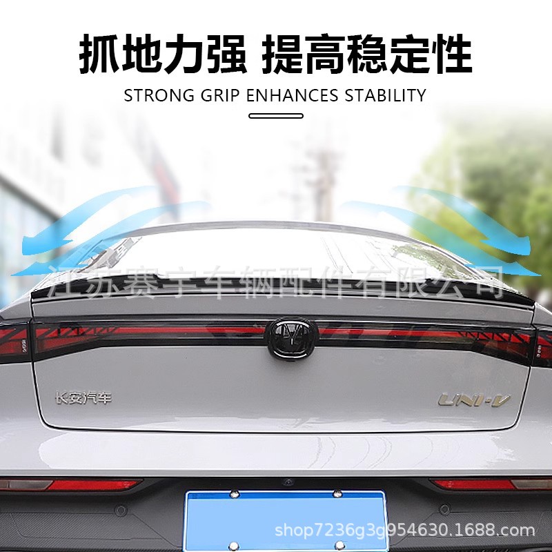Rear Trunk Blade Spoiler Wing ABS Trim for CHANGAN UNI-V and UNI-V IDD - Image 3