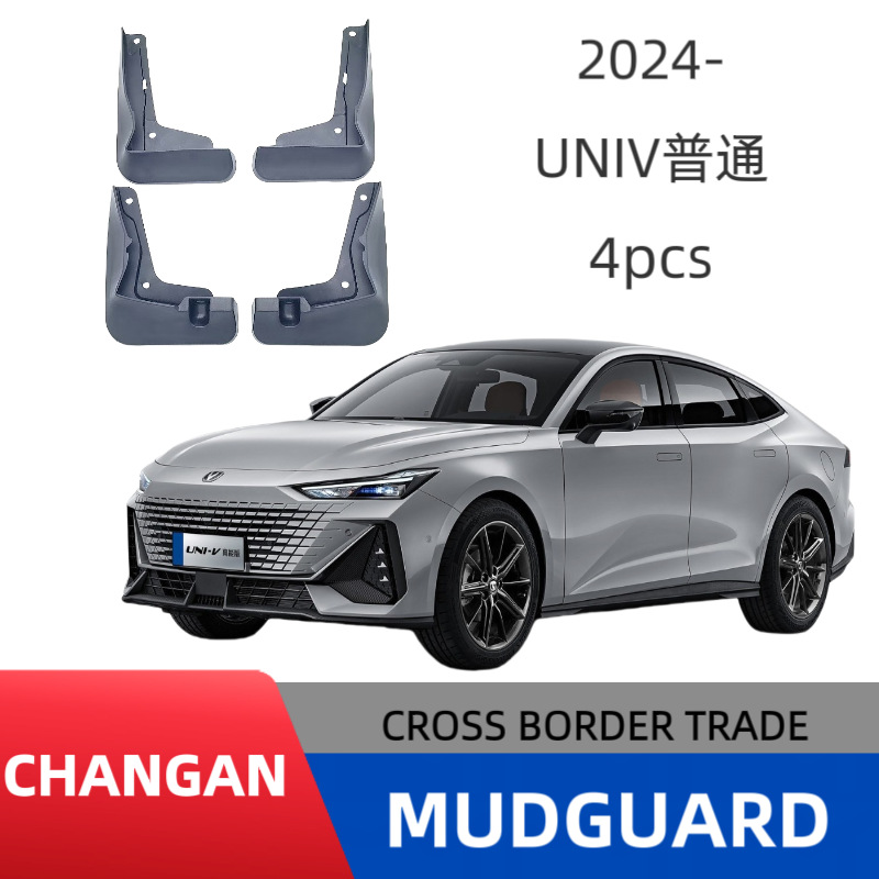 Car Tire Mudguards Fender Set for 2024 CHANGAN UNI-V Sports and Standard Edition - Image 2