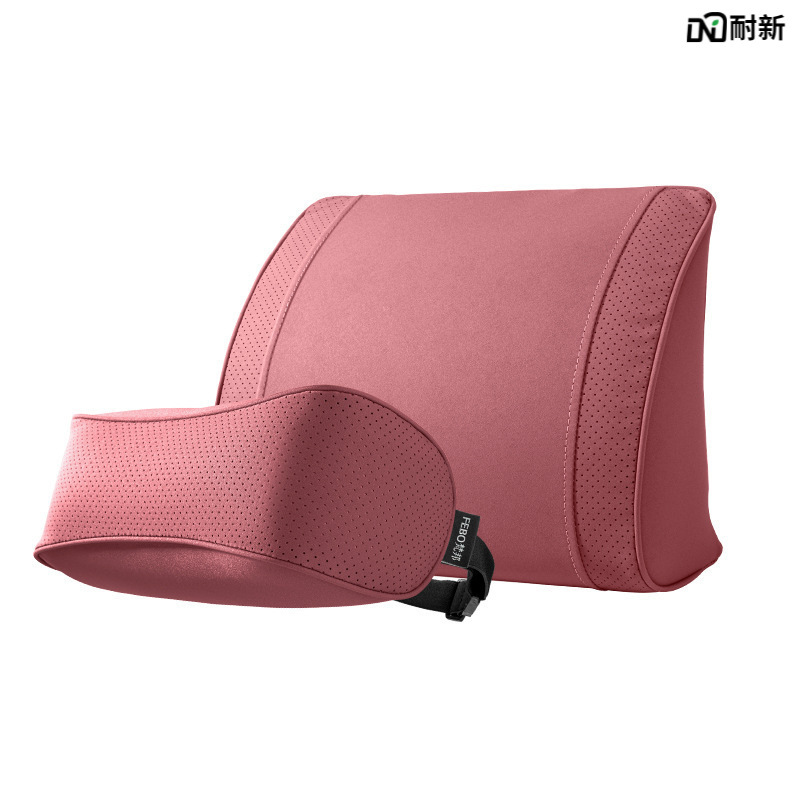 Suede Leather Headrest Neck Pillow and Lumbar Support Cushion Set for CHANGAN Models - Image 5