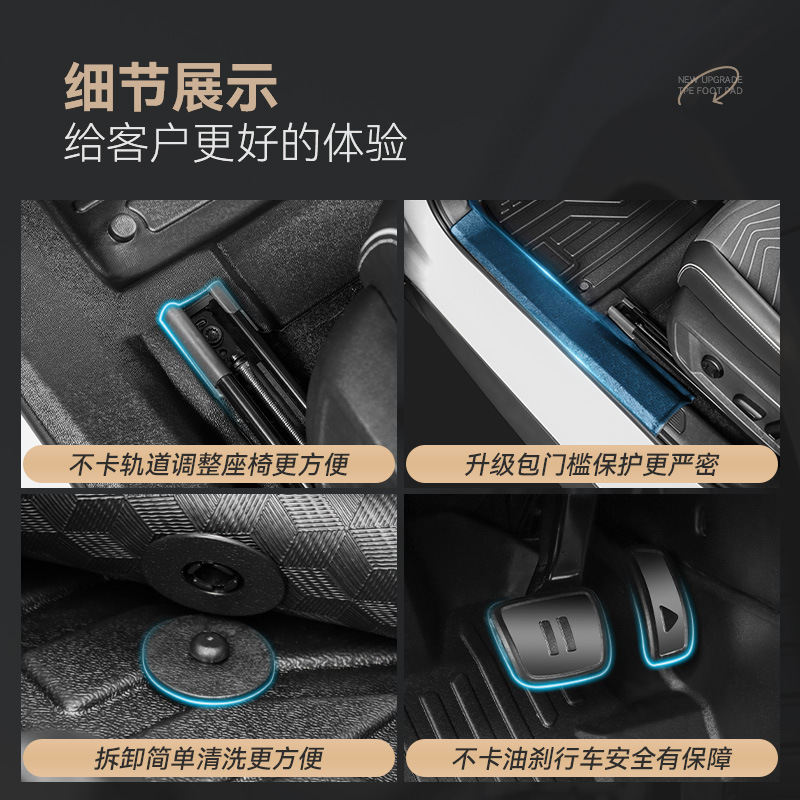 Custom TPE All-Weather Floor Mats for CHANGAN UNI-T 2nd Generation (2023+) - Image 4