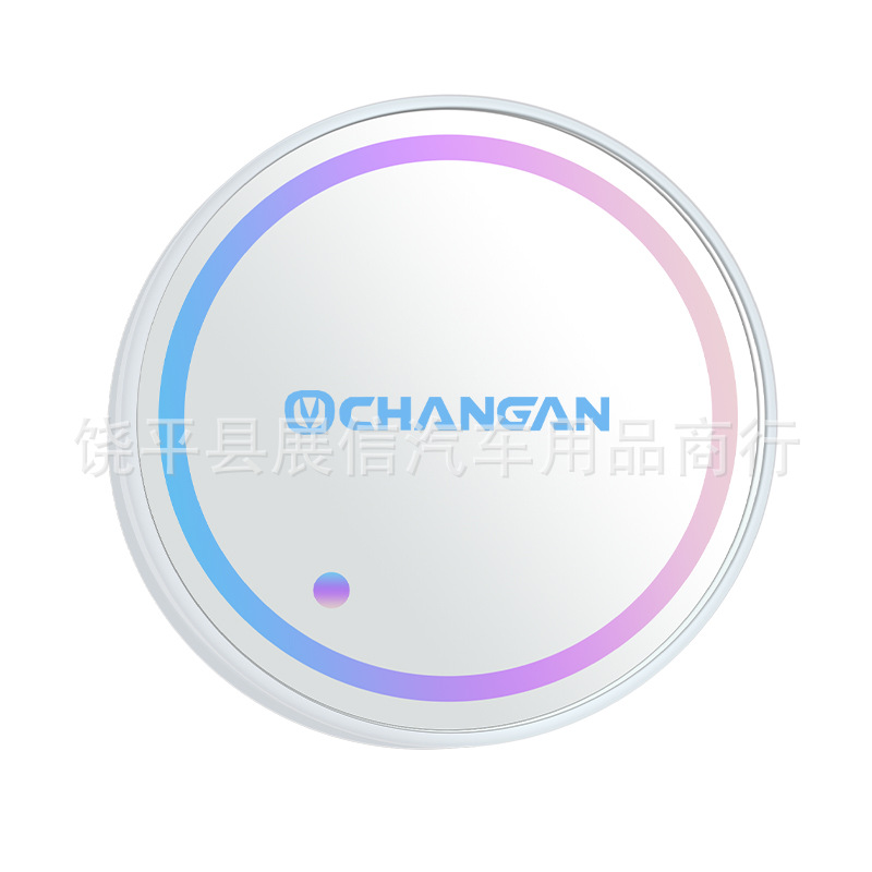 LED Luminous Car Water Cup Coaster with 7-Color Atmosphere Light for CHANGAN UNI-V UNI-T CS75 CS35 - Image 2