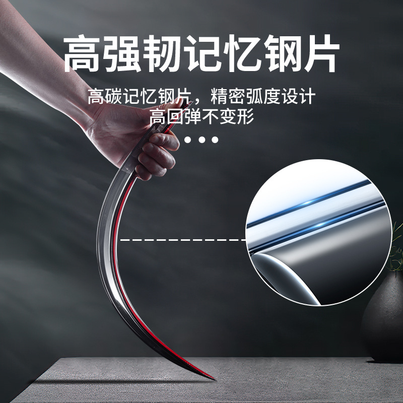 Window Deflectors Rain Shields with Stainless Steel Trim for CHANGAN UNI-V and UNI-V iDD - Image 2