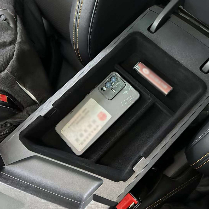 Center Console Armrest Storage Box Organizer for CHANGAN UNI-V (Flocked Interior) - Image 2