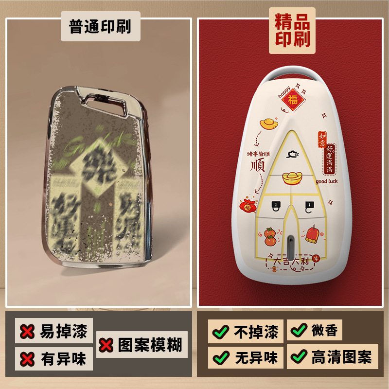 TPU Protective Smart Key Case Cover for CHANGAN CS75 PLUS CS55 UNI-T UNI-V OSHAN X5 Z6 LUMIN - Image 3