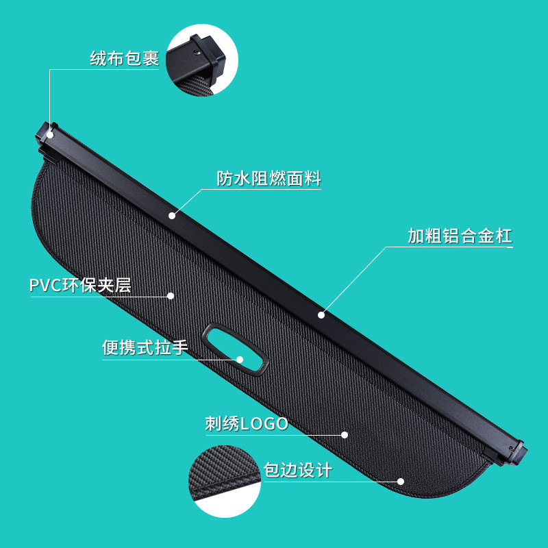 Retractable Trunk Cargo Cover Security Shield for DEEPAL S07 S05 S7 G318 - Image 3