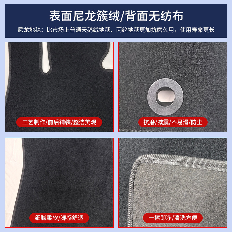 Customized Velvet Car Floor Mats Full Surround Velvet Carpet for CHANGAN Series - Image 2