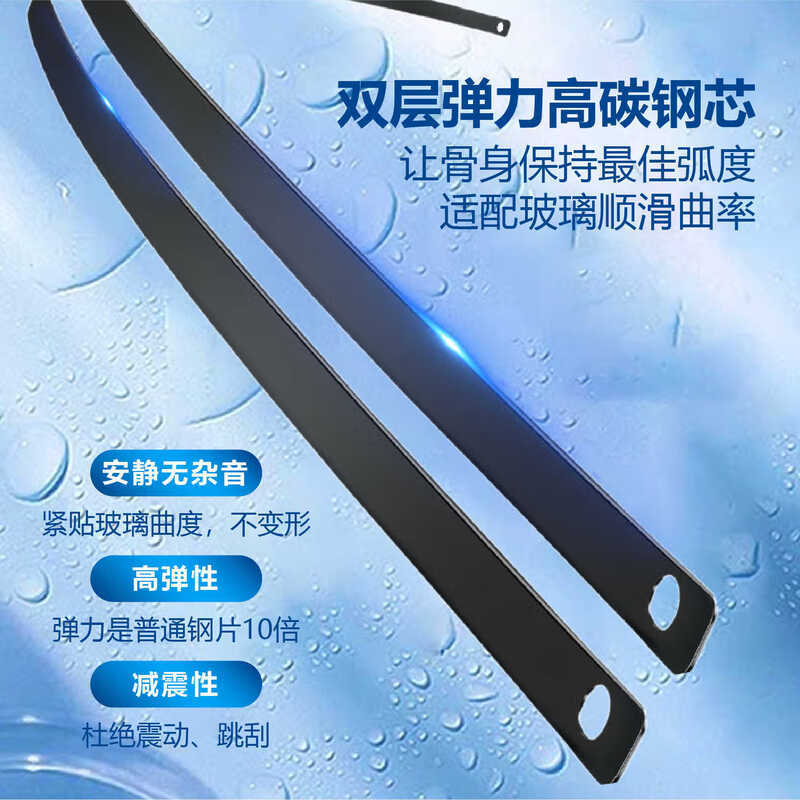 11-Layer Rubber Frameless Wiper Blades for CHANGAN CS75 CS35 BenBen Yuexiang CX30 - Image 4