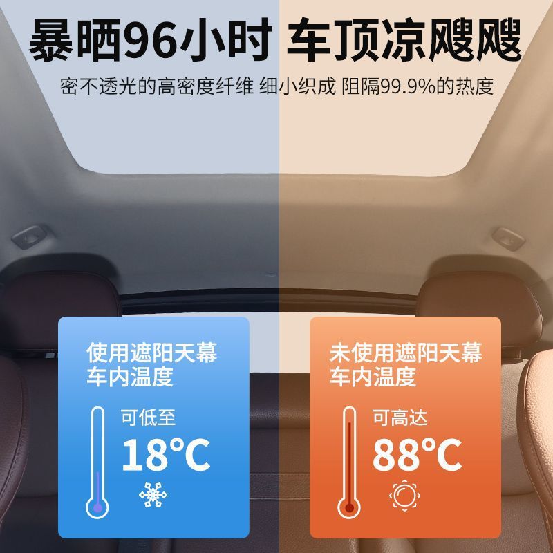 Custom Fit Window Sunshade Heat Insulation Curtain for CHANGAN Eado Plus, CS75, and UNI-V - Image 3