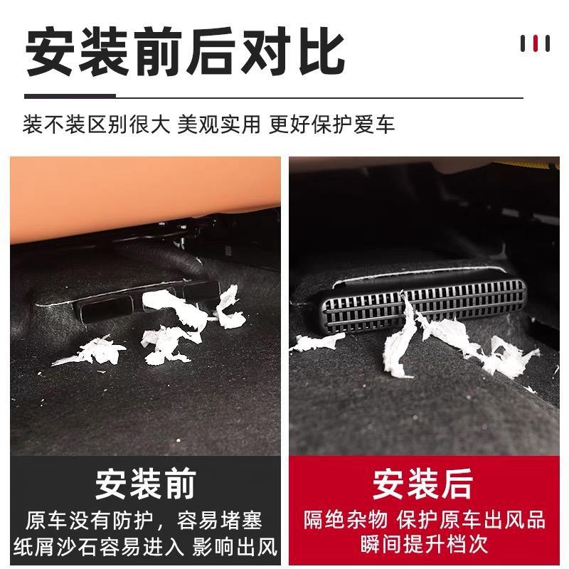 Under-Seat Air Outlet Protective Dust Covers for CHANGAN UNI-T and UNI-V (Pair) - Image 5
