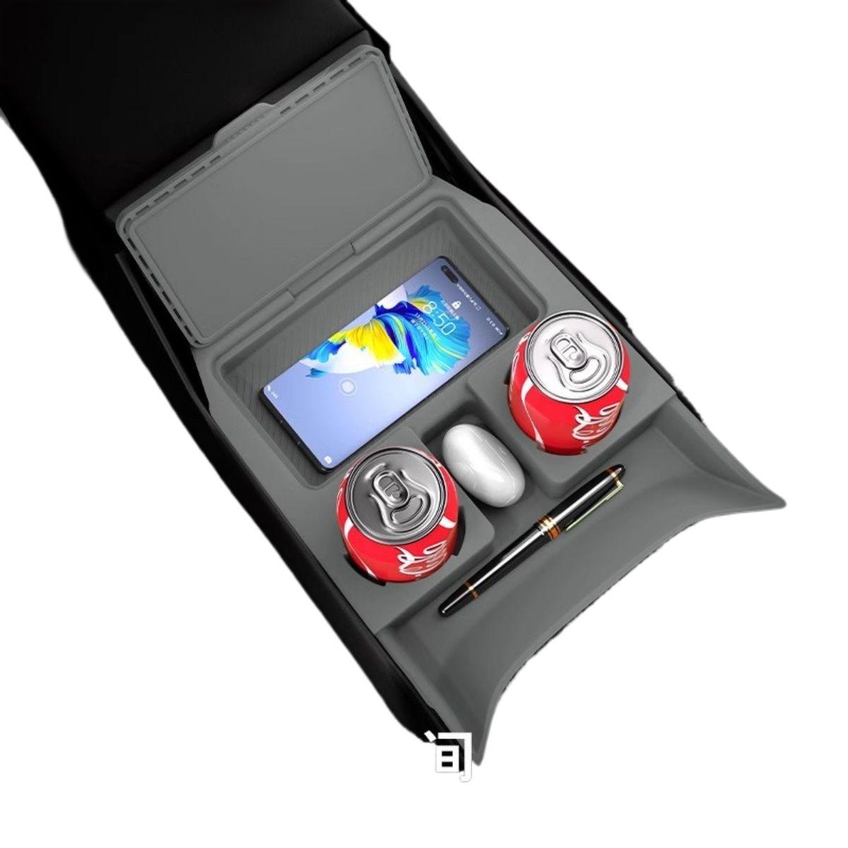 Center Console Lower Storage Box Silicone Organizer for DEEPAL S07 / S7 - Image 5