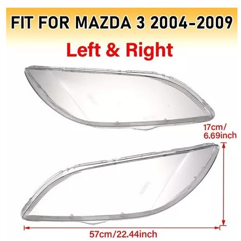 Front Headlight Lens Cover Replacement for Changan Mazda3 Sedan M3 PC Plastic Clear Lamp Shade - Image 3