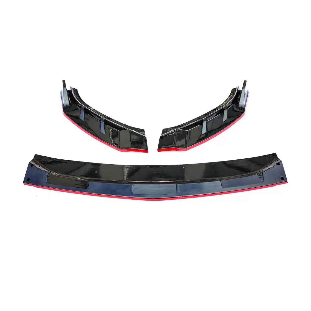 Front Bumper Lip Spoiler Splitter for CHANGAN UNI-T 2020-2022 Gloss Black Finish - Image 2