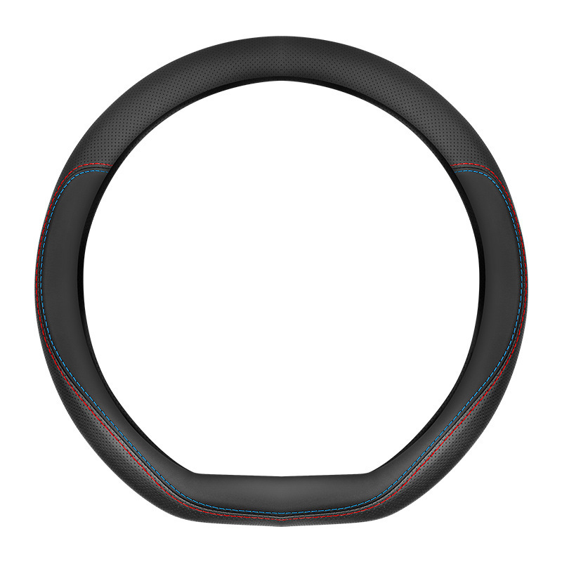 Custom Nappa Leather Carbon Fiber Style Steering Wheel Cover for 2022 CHANGAN UNI-K - Image 5